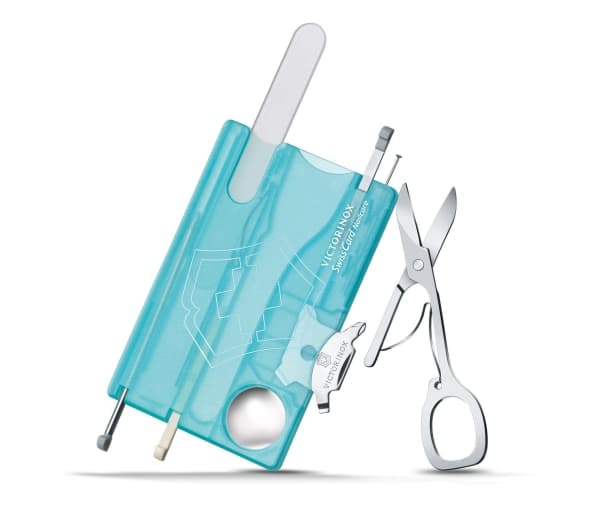 Victorinox V-0.72 40.T21 lommeverktøy Swisscard Nailcare, lyseblå