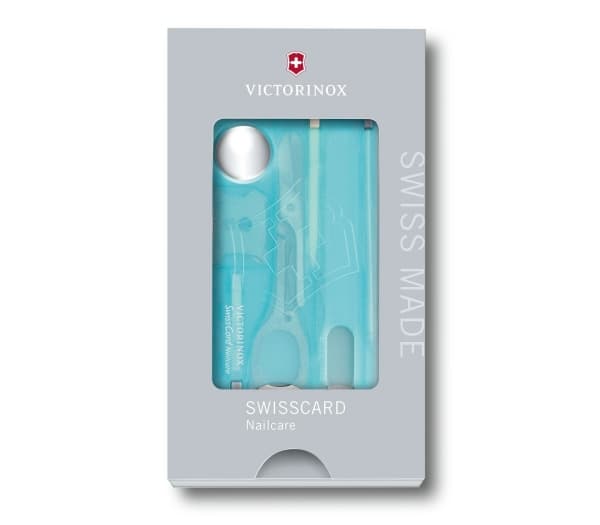Victorinox V-0.72 40.T21 lommeverktøy Swisscard Nailcare, lyseblå