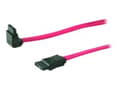 Miniatyrbild 1 av 5: MicroConnect - SATA-kabel - Serial ATA 150/300 - SATA (hun) til SATA (hun) - 50 cm - 90° stikforbindelse