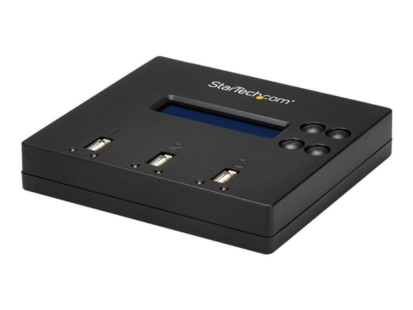 StarTech.com 1:2 Standalone USB Duplicator and Eraser - Memory Stick Cloner - USB 2.0 Flash Drive Copier / Thumb Eraser (USBDUP12) - USB-stasjonsdupl