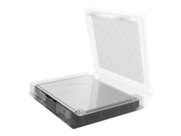 ICY BOX IB-AC6251 - Beskyttelsesboks for harddisk - kapasitet: 1 harddiskstasjon (2,5") - gjennomsiktig