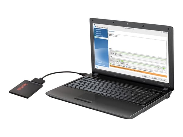 Sandisk SSD Notebook Upgrade Tool Kit - Diskkontroller - SATA - USB 3.0