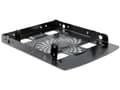 Miniatyrbild 5 av 5: Delock Installation frame 3.5" > 2 x 2.5" HDD - Adapter för lagringsfack - 3,5 till 2,5 tum - svart