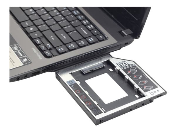 Gembird MF-95-01 - Uttagbar harddiskramme - fra 5,25" Slim Line til 2,5"