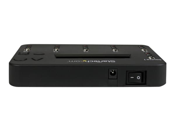 StarTech.com Standalone 1:5 USB Flash Drive Duplicator and Eraser - Flash Drive (USB 3.0/2.0/1.1) Copier - 2 Duplication Modes (USBDUP15) - USB-stasj