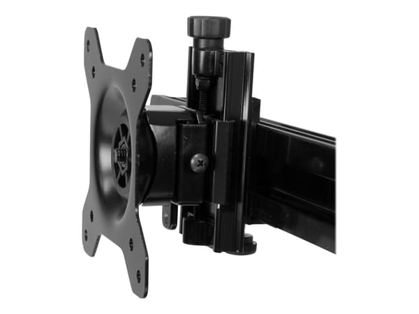 StarTech.com ARMBARDUO, Vapaasti seisova, 8 kg, 61 cm (24"), 100 x 100 mm, Korkeudensäätö, Musta