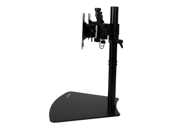 StarTech.com ARMBARDUO, Vapaasti seisova, 8 kg, 61 cm (24"), 100 x 100 mm, Korkeudensäätö, Musta