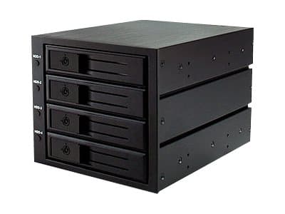 ICY BOX IB-564SSK - Hus for lagringsenhet - 3,5" - svart