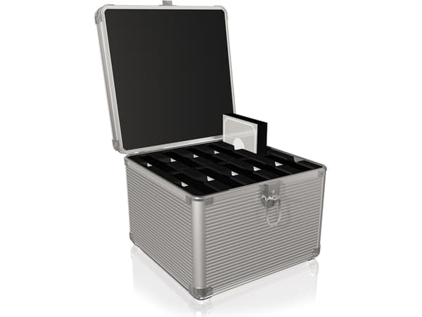 ICY BOX IB-AC628 - Beskyttelsesboks for harddisk - kapasitet: 10 harddisker - sølv
