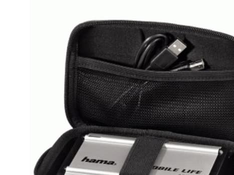 Hama 2.5" HDD Case "EVA", black, EVA ( Ethylene-vinyl-acetat), Sort, 90 mm, 30 mm, 140 mm