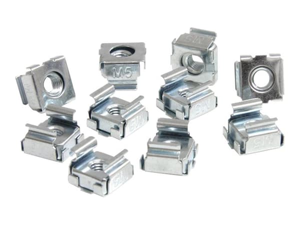 StarTech.com M5 Mounting Screws and Cage Nuts for Server Rack Cabinet - Pack of 100 Server Rack Screws (CABSCREWM52) - Skruvar och muttrar för rack (