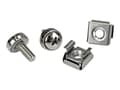 Miniatyrbild 1 av 5: StarTech.com M5 Mounting Screws and Cage Nuts for Server Rack Cabinet - Pack of 100 Server Rack Screws (CABSCREWM52) - Skruvar och muttrar för rack (