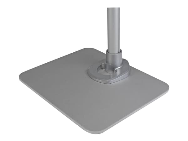 StarTech.com ARMPIVSTND monitorin kiinnike ja jalusta 86,4 cm (34") Vapaasti seisova Hopea