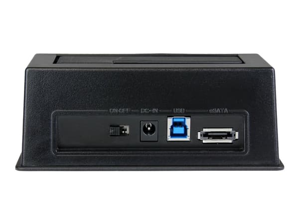 StarTech.com eSATA / USB 3.0 SATA III Docking Station with UASP - USB 3.0 Hot-Swap Dock supports 2.5"/3.5" SATA HDD/SSD (SDOCKU33EBV) - Kontrollerkor