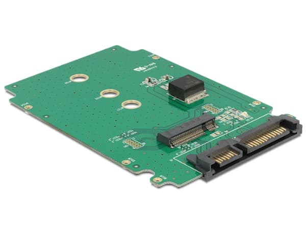 Delock Converter SATA 22 pins > M.2 NGFF - Lagringskontroll - SATA 6Gb/s - SATA