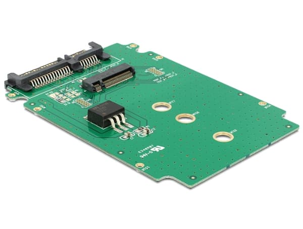 Delock Converter SATA 22 pins > M.2 NGFF - Lagringskontroll - SATA 6Gb/s - SATA