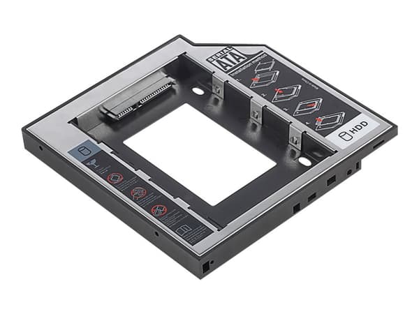 DIGITUS DA-71109 - Uttagbar harddiskramme - 5,25" Slim Line til 2,5" X 1/6 H