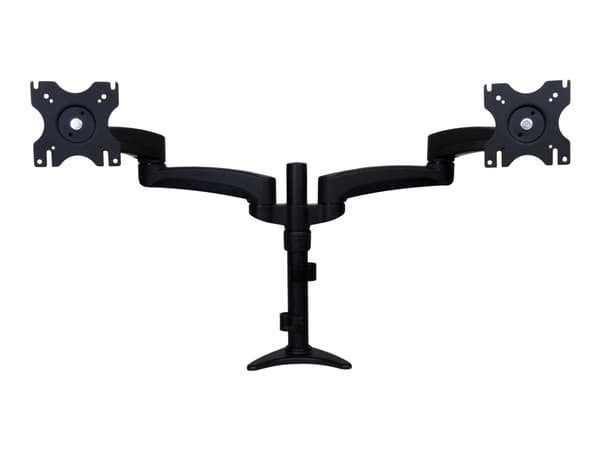 StarTech.com ARMDUAL montering/stativ for skjerm 61 cm (24") Klemmer Sort