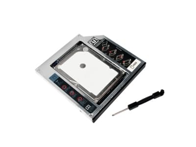 LogiLink AD0017, Sort, Metallisk