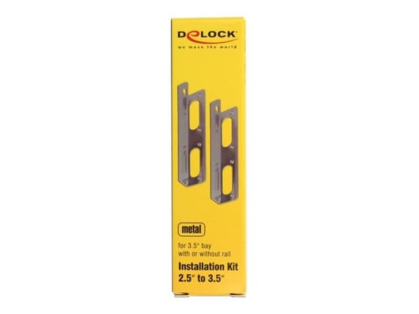 Delock Delock Installation kit 2.5 > 3.5 - Monteringssett for harddisk - kapasitet: 1 harddiskstasjon (2,5")