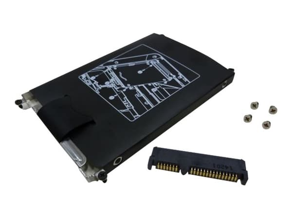 CoreParts KIT384, Kannettavan tietokoneen HDD-/SSD-kehikko, Musta, HP Elitebook 820 G1, 820 G2 720 G1, 720 G2, 725 G2, 240 G3, Yksivärinen, 1 kpl, 11