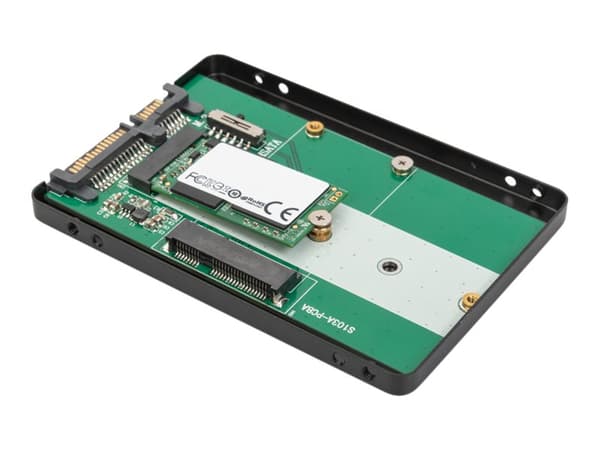 DIGITUS DA-71118 - Förvaringslåda - mSATA, M.2 - SATA 6Gb/s - SATA 6Gb/s