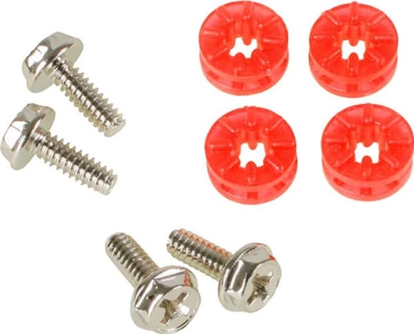 Lamptron HDD Rubber Screws PRO - red