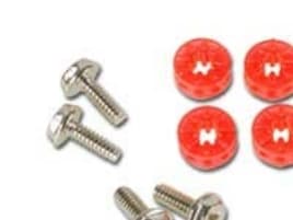 Lamptron HDD Rubber Screws PRO - red