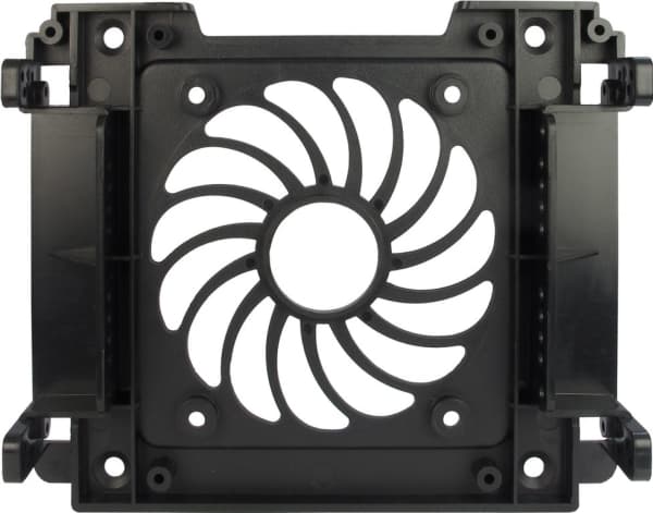 Inter-Tech HDD- / SSD-mounting frame - Adapter för lagringsfack - 2.5", 3.5" - 5,25 till 3,5/2,5 tum - svart