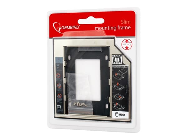 Gembird MF-95-02 - Adapter för lagringsfack - 5,25-tums Slim Line till 2,5-tums