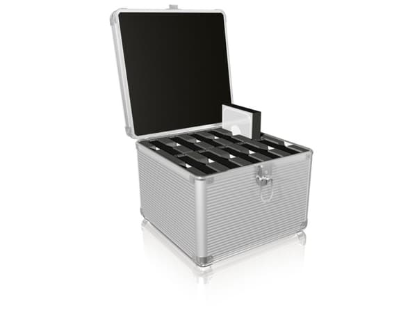 Raidsonic ICY BOX IB-AC628 - Harddiskbeskyttende kabinett - Kapasitet: 10 harddisker - Sølv (IB-AC628)