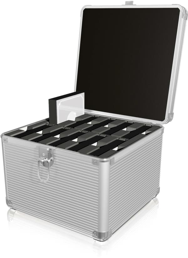 Raidsonic ICY BOX IB-AC628 - Harddiskbeskyttende kabinett - Kapasitet: 10 harddisker - Sølv (IB-AC628)