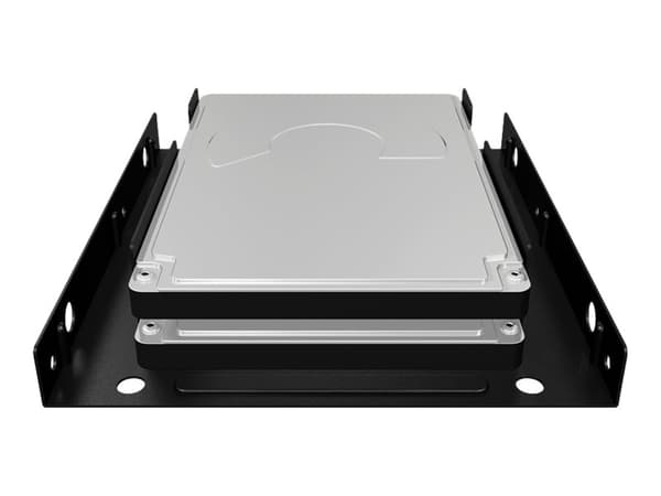 ICY BOX IB-AC643 - Uttagbar harddiskramme - 3.5" to 2 x 2.5" - svart