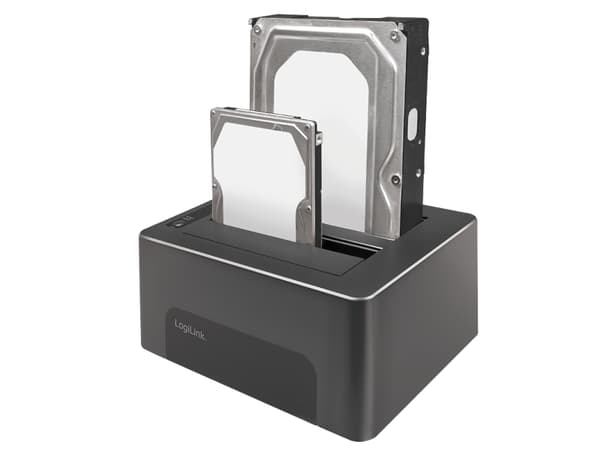 LogiLink QP0029, HDD,SSD, SATA, 2,5,3,5", 12 TB, USB 3.2 Gen 1 (3.1 Gen 1) Typ-B, 5 Gbps.