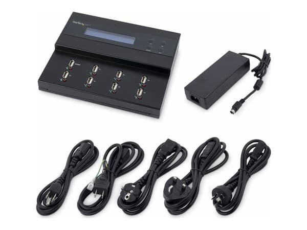 StarTech.com USB Duplicator - 1:7 - USB Flash Drives - Flash Drive Duplicator (USBDUPE17) - USB-stasjonsduplikator - 7 brønner - TAA-samsvar