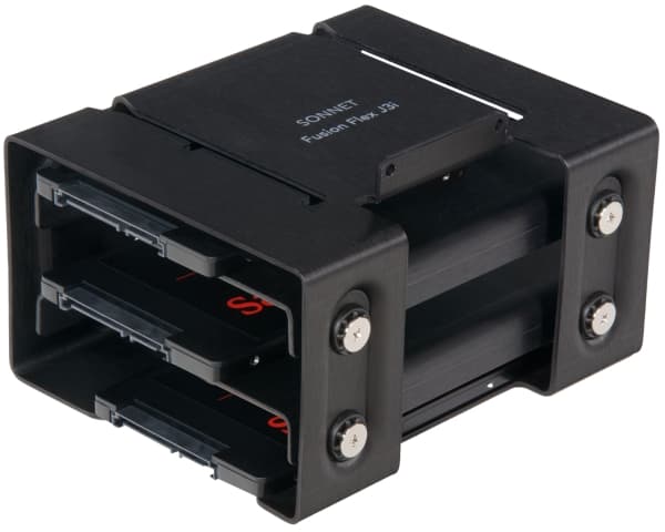 Sonnet Fusion Flex J3i - Monteringssett for harddisk - kapasitet: 2 hard drives (3.5"/2.5") + solid state drive (2.5") - for Apple Mac Pro (I slutten