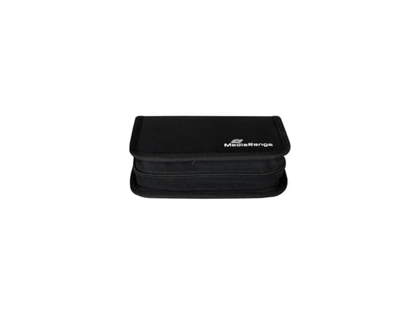 MediaRange Flashdrive wallet - Transportlåda för lagringsenhet - kapacitet: 6 USB Flash-enheter, 3 SD-minneskort