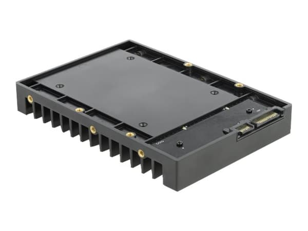 Delock - Uttagbar harddiskramme - fra 3,5" til 2,5" - svart
