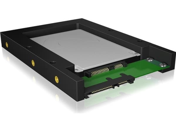ICY BOX IB-2538StS - Uttagbar harddiskramme - fra 3,5" til 2,5" - svart