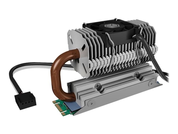ICY BOX IB-M2HSF-705, Jäähdytyslevy/jäähdytin, 3 cm, 8500 RPM, 2,87 cfm, 4,87 m³/h, Hopea