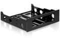 Miniatyrbild 2 av 5: Delock Installation frame 3½“ > 5¼“ - Adapter för lagringsfack - 5,25 tum till 3,5 tum - svart