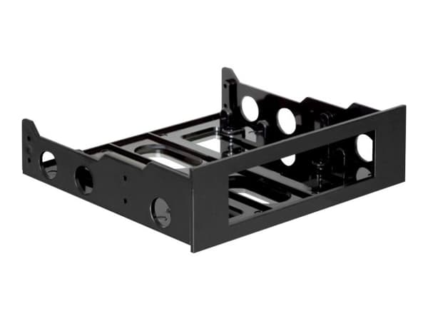 Delock Installation frame 3½“ > 5¼“ - Uttagbar harddiskramme - fra 5,25" til 3,5" - svart