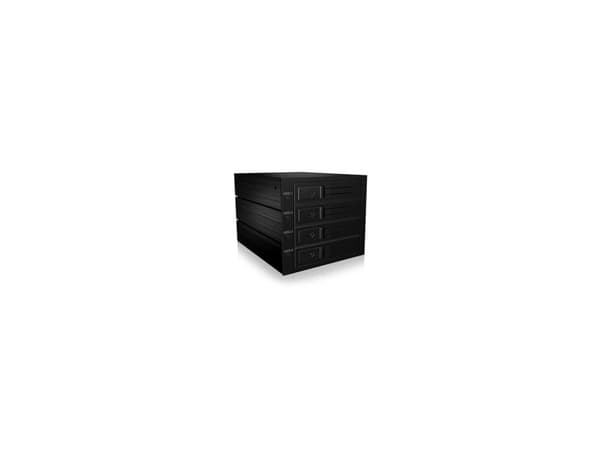 ICY BOX IB-564SSK, Backplane, 4x 3,5 SAS/SATA (I/II/III) HDD in 3x 5,25 Einschübe, Hot 3,5 harddisk-monteringsramme