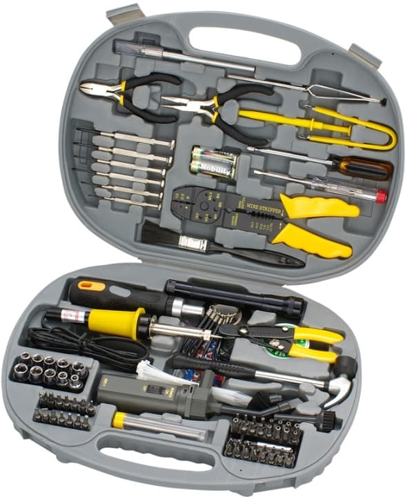 Sprotek STK-28145, verktygskit för datorer/tillbehör, 145 delar, gr�
