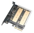 Pikkukuva 3 / 3: Akasa AK-PCCM2P-03 SSD-sovitin, PCIe - M.2 PCIe/SATA, RGB, musta