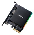 Pikkukuva 1 / 3: Akasa AK-PCCM2P-03 SSD-sovitin, PCIe - M.2 PCIe/SATA, RGB, musta