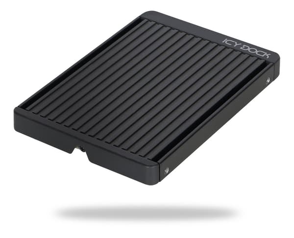 ICY DOCK EZConvert M.2 NVMe &gt; 2,5" U.2 NVMe SSD-konverter uten verktøy, svart