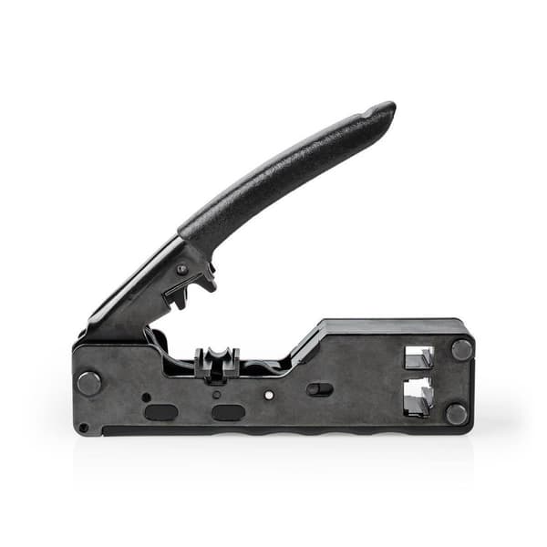 Nedis Crimp pliers | CAT5 / CAT5e / CAT6 / CAT6a / CAT7 / RJ12 / RJ45 | Cutting / Plier | ABS / Stål | Sort