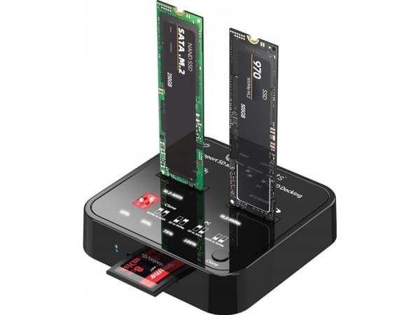 CoreParts MS-CLONER-M2-SD, M.2, 15W, 5V, 3A, 200g, 250g