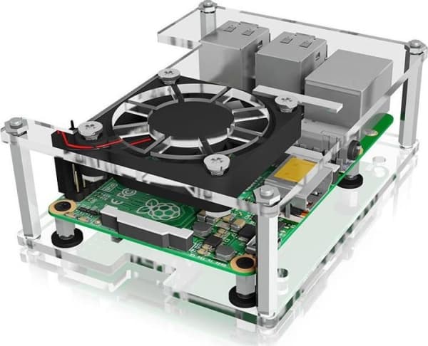 Beskyttelseshus IcyBox beskyttelseshus for Raspberry Pi akryl ekstern detaljhandel